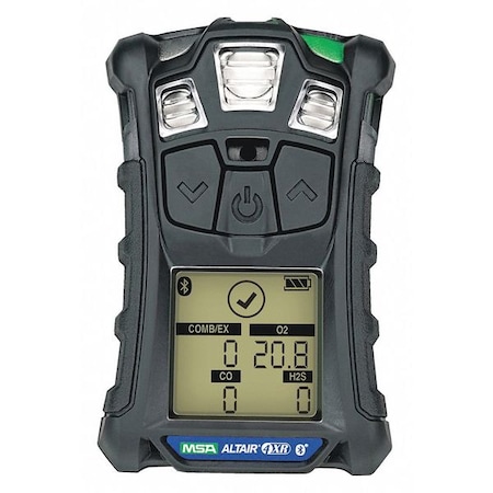 ALTAIR 4XR Multi-Gas Detector, Audible, LCD, 1 day Battery Life MPN:10178568