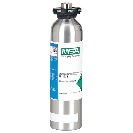Calibration Gas, Chlorine, 34 L, RP Connection, +/-25% Accuracy, 500 psi Max. Pressure MPN:711066