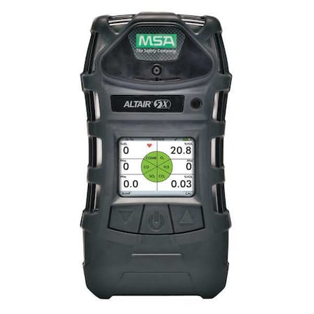 ALTAIR 5X Multi-Gas Detector, Audible, Vibrating, Visual, LCD, 20 hr Battery Life MPN:A-ALT5X-BLKB100C020