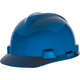 MSA V-Gard® Slotted Cap With 1-Touch Suspension Blue 10057442 - Pkg Qty 20