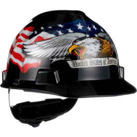 MSA V-Gard® American Freedom Series Slotted Protective Cap American Eagle 10079479
