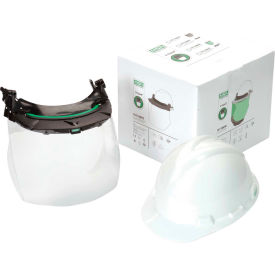 MSA V-Gard® Accessory System Kit with V-Gard Cap White For Slotted Caps with Clear PC Visor 10118695