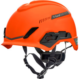 MSA V-Gard® H1 Safety Helmet Trivent Fas-Trac® III Pivot ANSI EN12492 Orange 10194789