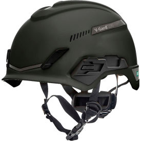 MSA V-Gard® H1 Safety Helmet Trivent Fas-Trac® III Pivot ANSI EN12492 Black 10194790