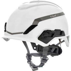 MSA V-Gard® H1 Safety Helmet Novent Fas-Trac® III Pivot ANSI CSA EN397 White 10194791