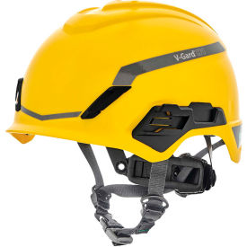 MSA V-Gard® H1 Safety Helmet Novent Fas-Trac® III Pivot ANSI CSA EN397 Yellow 10194795