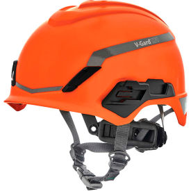 MSA V-Gard® H1 Safety Helmet Novent Fas-Trac® III Pivot ANSI CSA EN397 Orange 10194797