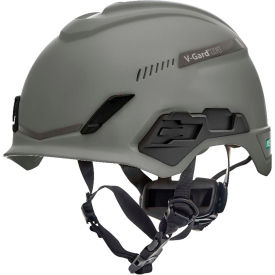 MSA V-Gard® H1 Safety Helmet Trivent Fas-Trac® III Pivot ANSI EN12492 Gray 10204346