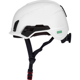 MSA Safety V-Gard H2™ Safety Helmet Non-Vented Climbing Class E Type 2 White 10242635
