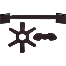 MSA Safety Replacement Padding Set For V-Gard H2™ Safety Helmet Black 10242644