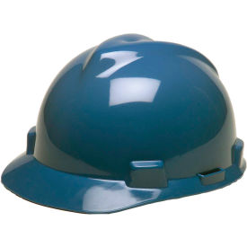 MSA V-Gard® Hard Hats Front Brim Fas-Trac® Suspension Blue 475359 475359