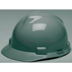 MSA V-Gard® Hard Hats Front Brim Fas-Trac® Suspension Navy Gray 475364 475364