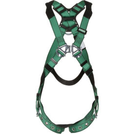 MSA 10196642 V-Form™ Harness Standard Back D-Ring Tongue Buckle Leg Straps 10196642