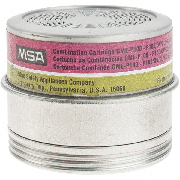 Pack of (6), Organic Vapor, Chlorine, Sulfur, Dioxide & Hydrogen Chloride, Hydrogen Sulfide, Ammonia, Methylamine, Formaldehyde, Hydrogen Fluoride & Particulate Protection PAPR Combination Multi-Gas/P100 Particulate Filter MPN:815182 - Pkg Qty 6