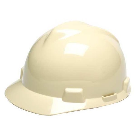 Hard Hat, V-Gard, Polyethylene, 4-Point Point Swing-Ratchet, Type 1, Class E, White MPN:10004689