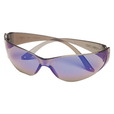 Arctic Elite, Safety Glasses, Anti-Fog & Anti-Scratch, Blue Mirror Lens, Gray Frame, Frameless MPN:10008179