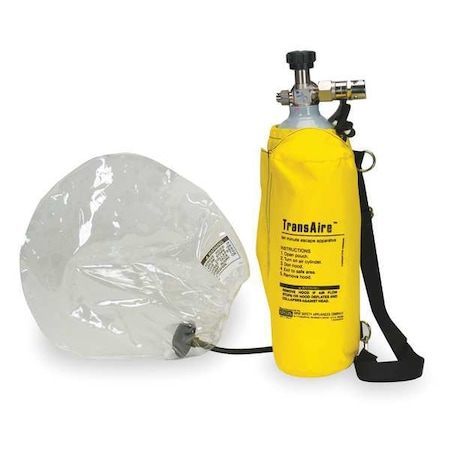 TransAire Emergency Escape Breathing Apparatus, EBA System, 10 min Escape Duration MPN:10008293