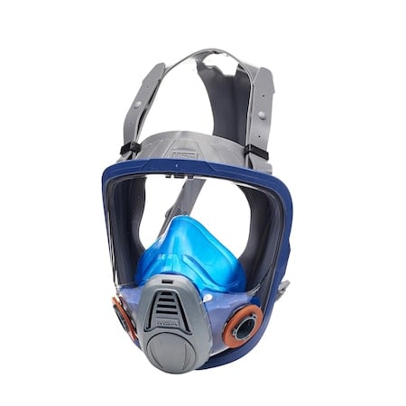Full Face Respirator, Advantage 3200, Bayonet, Rubber Harn, Medium MPN:10028995