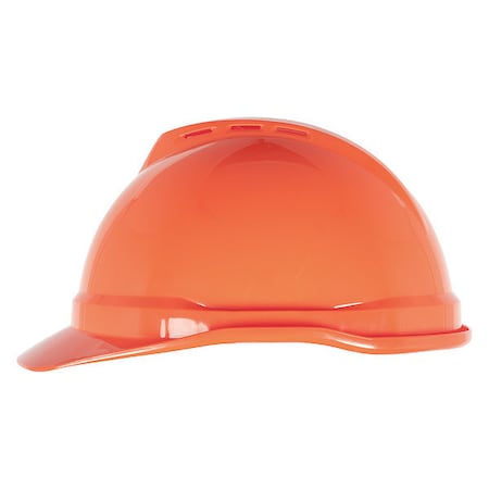 Hard Hat, V-Gard 500, Polyethylene, 4 Point Ratchet, Type 1, Class C, Hi-Vis Orange MPN:10034026