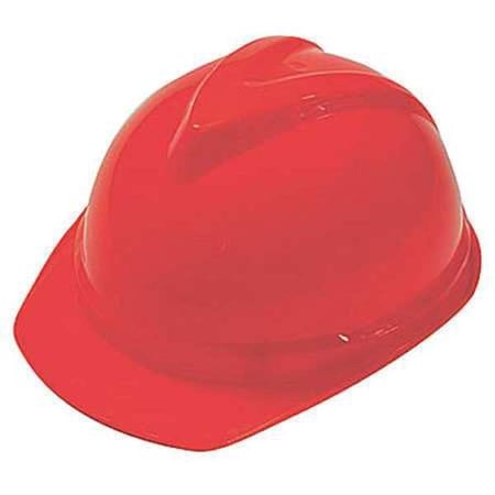 Hard Hat, V-Gard 500, Polyethylene, 6 Point Ratchet, Type 1, Class C, Hi-Vis Orange MPN:10034035