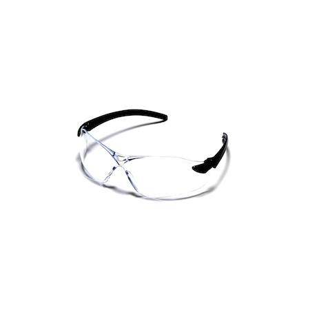 Vista, Safety Glasses, Anti-Scratch, Clear Lens, Clear Frame, Half-Frame MPN:10070914
