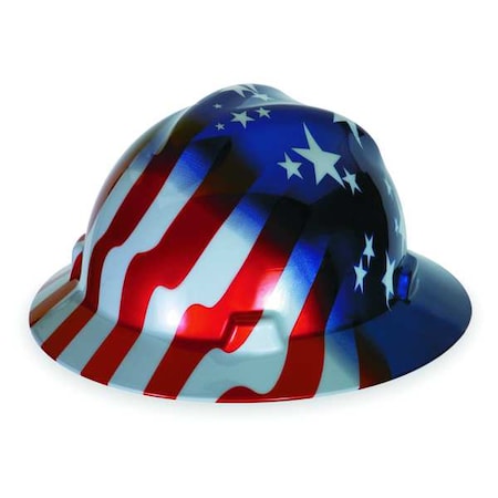 Hard Hat, V-Gard Freedom Series, Polyethylene, 4 Point Pinlock, Type 1, Class E, Red MPN:10071157