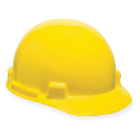 Hard Hat, SmoothDome®, Polyethylene, 4 Point Ratchet, Type 1, Class E, Yellow MPN:10074069