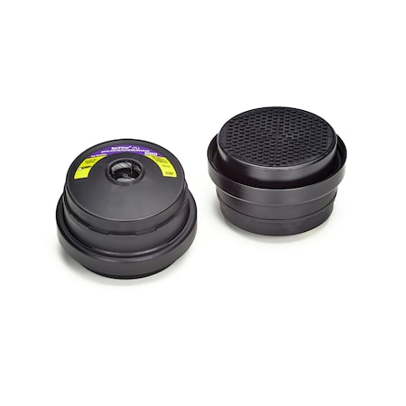 Cartridge, OptimAir TL PAPR, Bayonet, Magenta/Olive, AM/CL/CD/FM/HC/HS/MA/SD/HE/HF, Gray, 6 Pack MPN:10080456