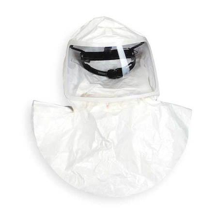 Tychem SL Hoods, Double Bib, Threaded Connector, w/Suspension, PK4 MPN:10083382