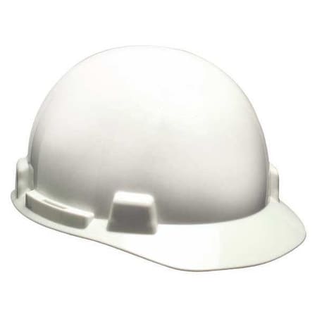 Hard Hat, SmoothDome, Polyethylene, 6-Point Point Ratchet, Type 1, Class E, White MPN:10084078