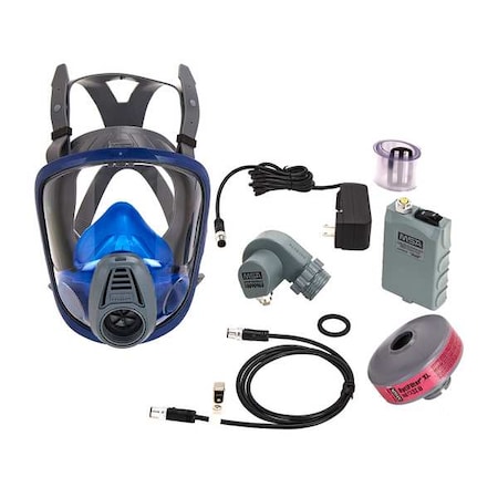 PAPR System, 3100, Full Facepiece, Mask-Mount, 4 Point, S MPN:10095181