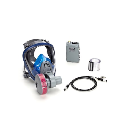 PAPR System, Advantage 3100, Full Facepiece, Rubber Head Harness, Black, Medium MPN:10095182