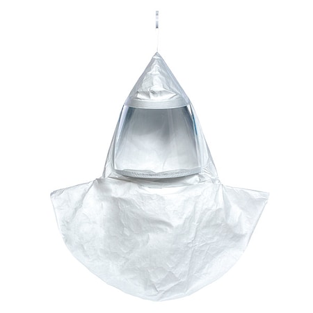 Tychem QC Hoods, Double Bib, White, Standard, Less Suspension, PK20 MPN:10095744