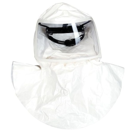 Tychem SL Hoods, Double Bib, Thread Connector, Less Suspension, PK20 MPN:10095745