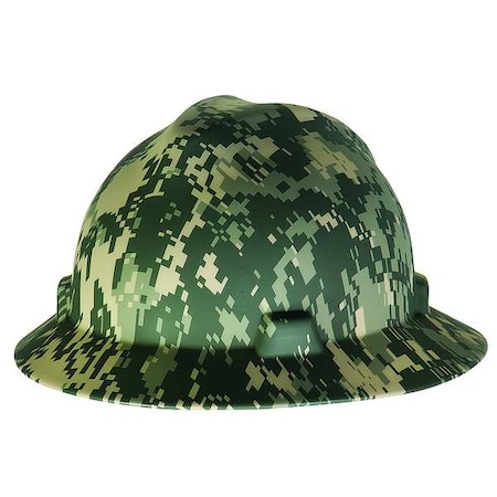 Hard Hat, V-Gard Freedom Series, Polyethylene, 4 Point Ratchet, Type 1, Class E, Green MPN:10104254