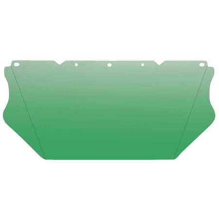 Face Shield Visor, Green Visor, Polycarbonate, Anti-Fog, Scratch-Resistant Lens, Green MPN:10115842