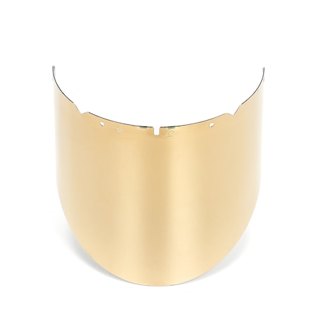 V-Gard Visor, PC, Green Tint w/ Reflective Coating, Molded, 9.5 inx17.75 inx .07 in MPN:10115850