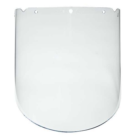 Faceshield Visor, Clear Visor, 9 1/4 in Height, Anti-Fog, Anti-Scratch Lens MPN:10115851