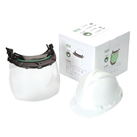 Hard Hat, V-Gard®, Polyethylene, 4 Point Ratchet, Type 1, Class E, White MPN:10118695