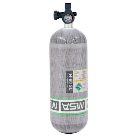 SCBA Cylinder, Carbon Fiber, Gray, 4500 psi MPN:10127946-SP