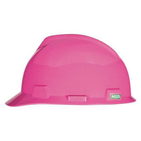 V-Gard Front Brim Hard Hat, Cap Style, Type 1, Class E, Staz-On Pinlock Suspension, Hot Pink MPN:10155231