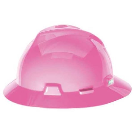 Hard Hat, V-Gard, Polyethylene, 4 Point Pinlock, Type 1, Class E, Hot Pink MPN:10156374
