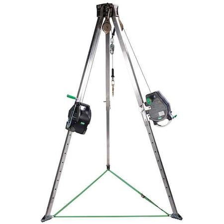 Workman CSE Kit, 50 ft Workman Rescuer, 65 ft Workman Winch, Stainless Steel Cable, 2 Pulleys, 2 Carabiners version MPN:10163033