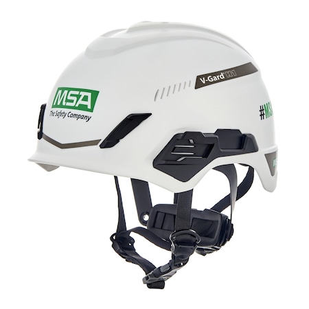 V-Gard H1 Safety Helmet, Trivent, Fas-Trac III Pivot, ANSI, EN12492, Class C, White MPN:10194783