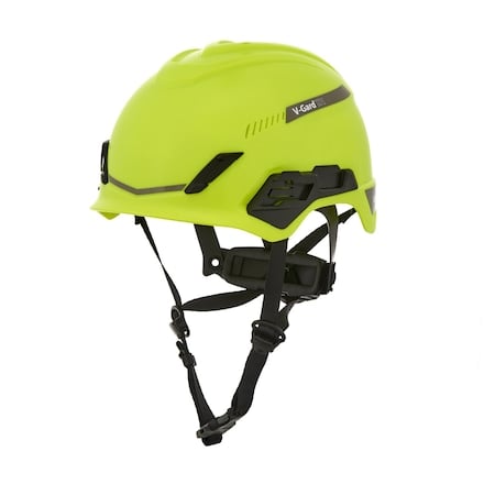 V-Gard H1 Safety Helmet, Trivent, Fas-Trac III Pivot, ANSI, EN12492, Class C, Hi-Vis Yellow MPN:10194788