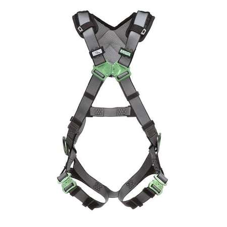 V-FIT Full Body Harness, 2XL, 400 lb., Quick-Connect Chest/ Quick-Connect Leg Straps MPN:10194875