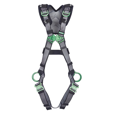 V-FIT Full Body Harness, XS, 400 lb., Quick-Connect Chest/ Quick-Connect Leg Straps MPN:10194884
