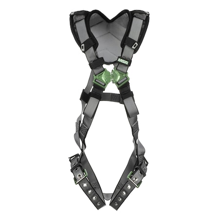 V-FIT Harness, XL, 400 lb., Quick-Connect Chest/ Tongue Leg Straps, Back D-Ring, Shoulder Padding MPN:10194890