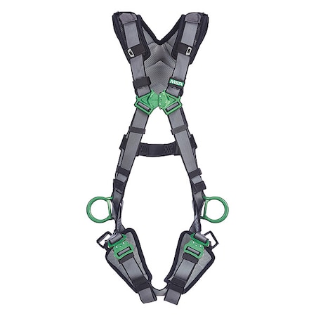V-FIT Full Body Harness, XL, 400 lb., Quick-Connect Chest/ Quick-Connect Leg Straps MPN:10194962