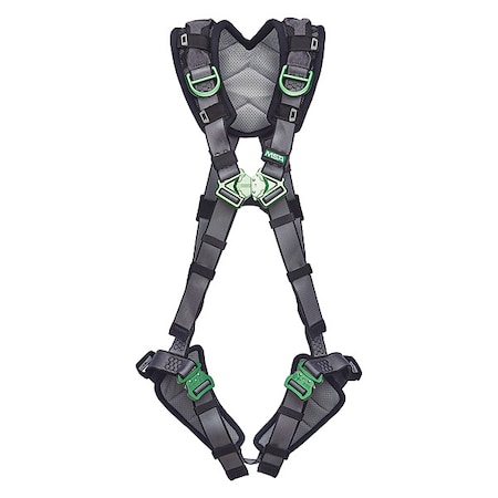 V-FIT Full Body Harness, XL, 400 lb., Quick-Connect Chest/ Quick-Connect Leg Straps MPN:10194970